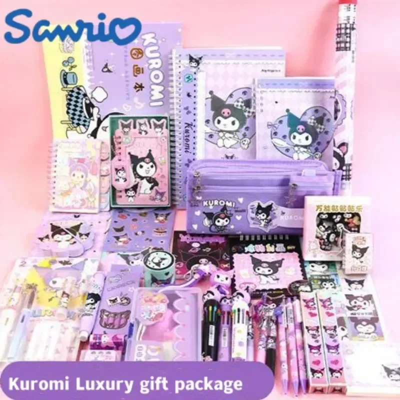 

Sanrio Stationery Sets Kawaii Melody Kuromi Cinnamoroll Pompompurin Students Stationery Deluxe Gifts Package School Supplies Set