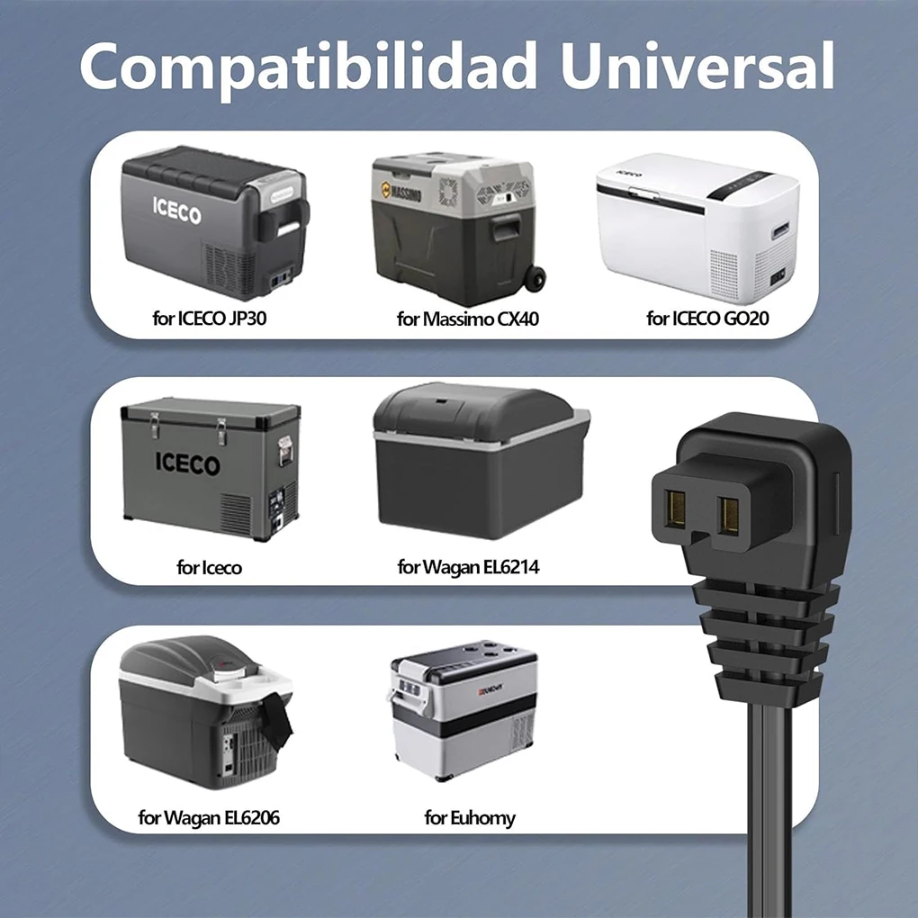 휴대용 익스텐션 케이블, 자동차 냉장고용 전원 케이블, 12V, 24V