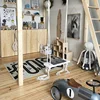 INS Solid Wood Child Swing Chair Kid Hanging Set Children Hammock Toy Rocking Seat Cushion Safety Baby Room Decor 3