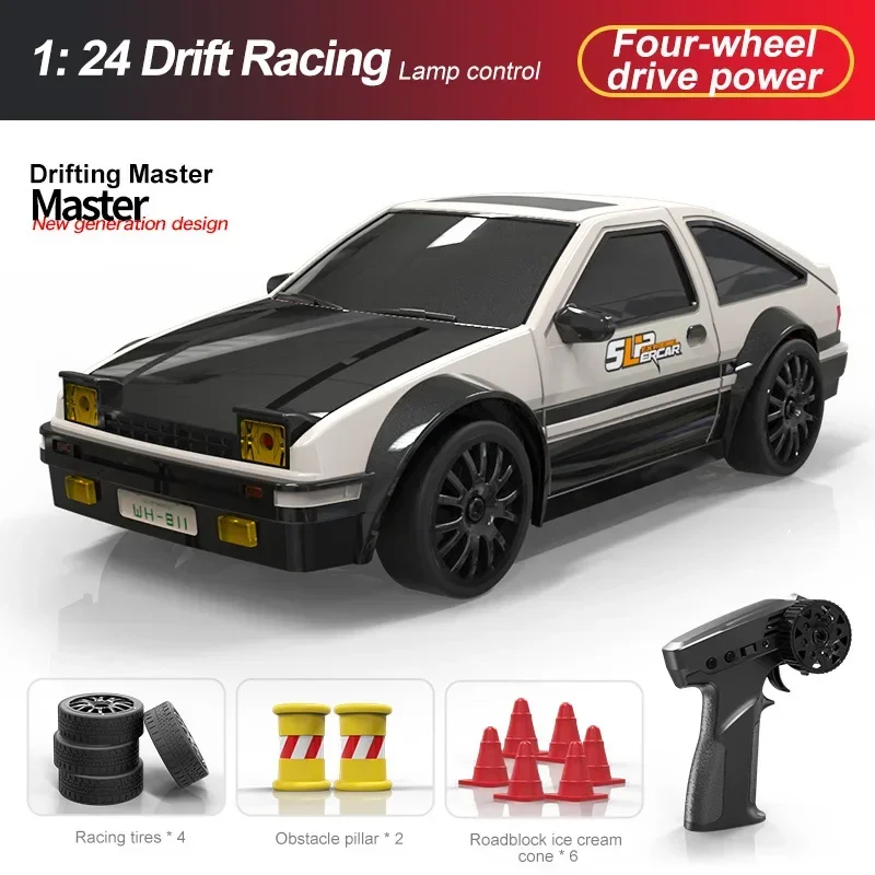 1:24 Rc Car 4WD RC Drift 2.4G Drift  Toy Remote Control Model Vehicle RC Racing Car Toy for Children Christmas birthday Gifts 6