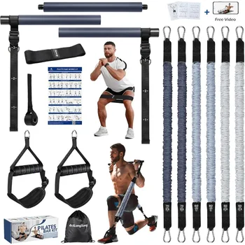 Upgraded Pilates Bar Kit with Resistance Bands 1