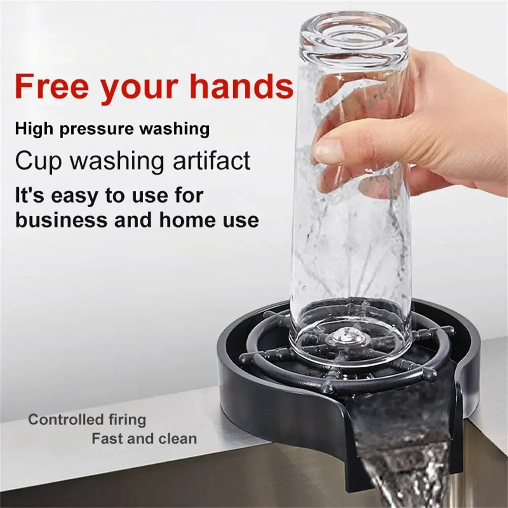 Fully Automatic Cup Washer Vacuum Flasks In Sink Stanleys Cup Accessories Home Household Water Bottle High Pressure Coffee Bar