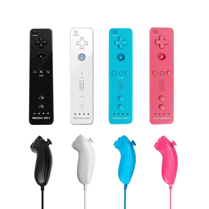 Telecomando Integrato Motion Plus Per Controller Nintendo Wii Telecomando Wii Nunchuck Wii Motion Plus Controller Wireless Gamepad Controle