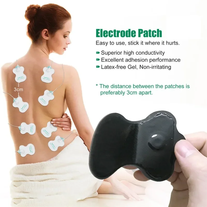Tens Machine Muscle Massager Body Relaxation Therapy 8Mode Pulse Massage for Neck Back Meridian Physiotherapy masajeador muscula