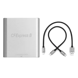 Compact USB-C to CFexpress Type B Card Reader - 10Gbps High-Speed, Driver-Free, Portable (With CC AC)