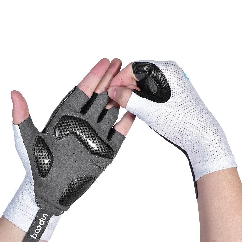 2024 UAE Team Cycling Gloves Half Finger Men Women Road Bike Gloves Running Fitness Gym Riding Bicycle Gloves 2101249 2