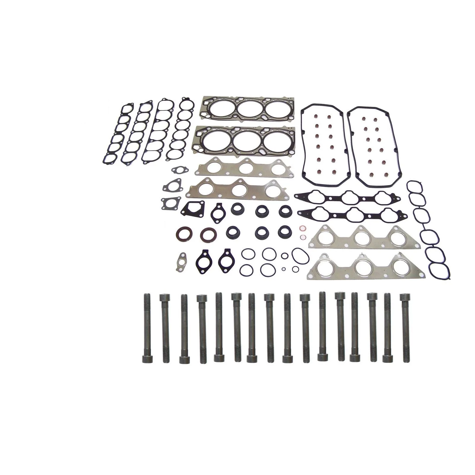 

Head Gasket Set with Head Bolt Kit Fits 03-11 Mitsubishi 3.8L V6 SOHC