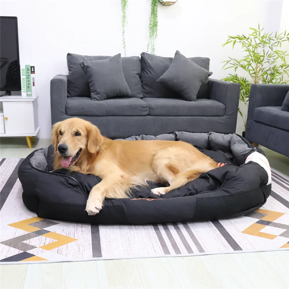 L XL XXL Dog Bed for All Season Pet Calming Sleeping Mat Sofa Pet Kennel Cushion with Removable Cushion Oxford Cover 3