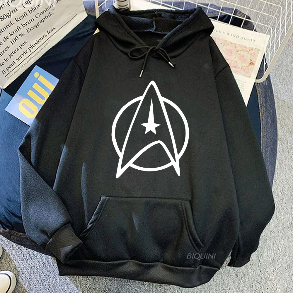 

Star Trekk Symbol Print Sweatshirts Vintage Casual Streetwear for Men Hoodies Autumn Winter Fleece Clothing Male/female Pullover