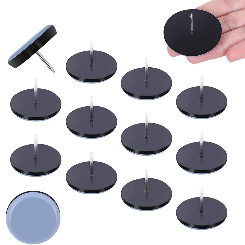 Furniture Leg Slider Pads with Nail for Easy Movement and Floor Protection