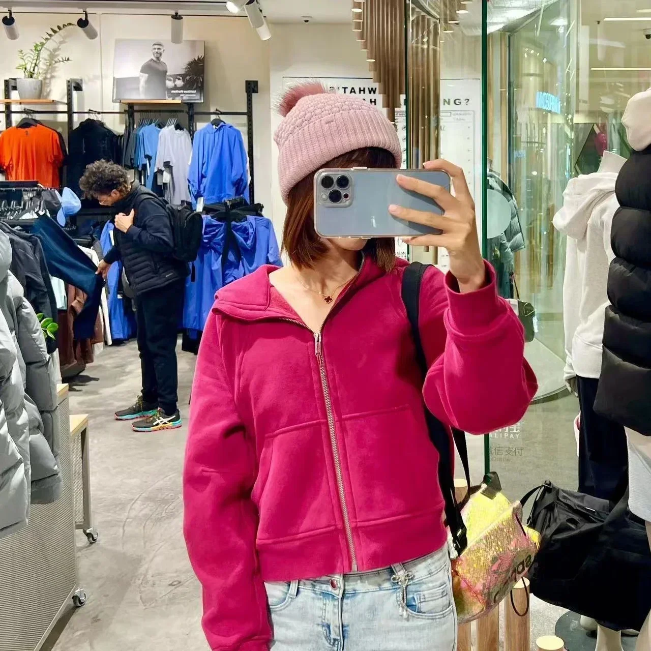 여성용 레몬 스쿠바 요가 풀 지퍼 후드 스웨터, 솔리드 스포츠 풀오버, 따뜻한 봉제 야외 루즈 쉬운 재킷, 가을 겨울