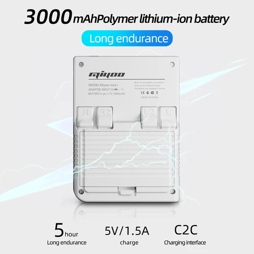 Miyoo mini Miyoomini Miyoomini 플러스 3.5 인치 IPS OCA 휴대용 레트로 128GB 비디오 게임 콘솔 ARM-Cortea-A7 3000mAh 지원 4