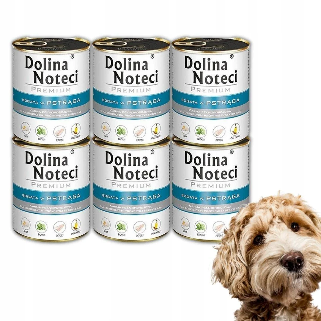 Dolina Noteci Premium Karma Dla Psa Pstrąg 6X800G z Polski za $13.96 / ~51zł