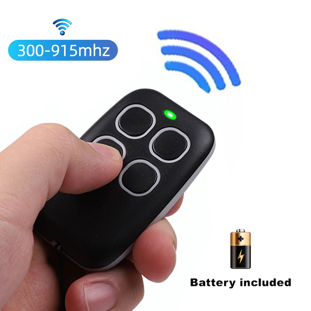 300MHz 915MHz Clone Remote Control 4 Channel Dual mode Switching Garage