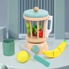 Children Play House Simulation Teapot Girl Tea Kitchen toys, wooden cake kindergarten birthday present 2