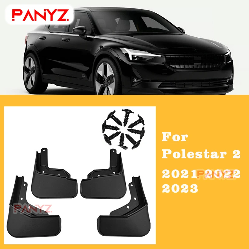 Paraspruzzi Per Polestar 2 2021 2022 2023 Parafanghi Paraspruzzi Paraspruzzi Ruote Posteriori Anteriori Parafango Accessori Auto 4 Pezzi