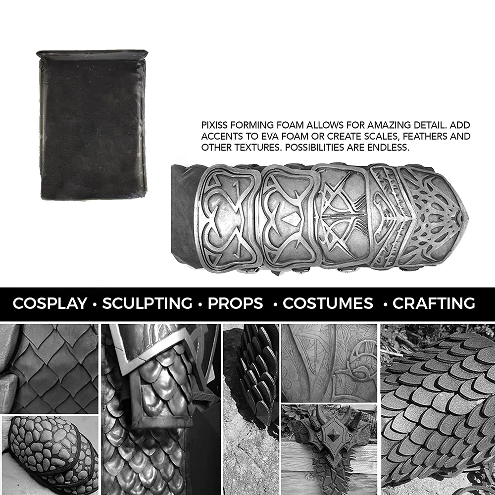 Moldable Cosplay Foam Clay High Density Air Dries Soft Modeling Clay for Cosplay Props DIY Sculpture Emboss Modeling air dried clay set air dry clay