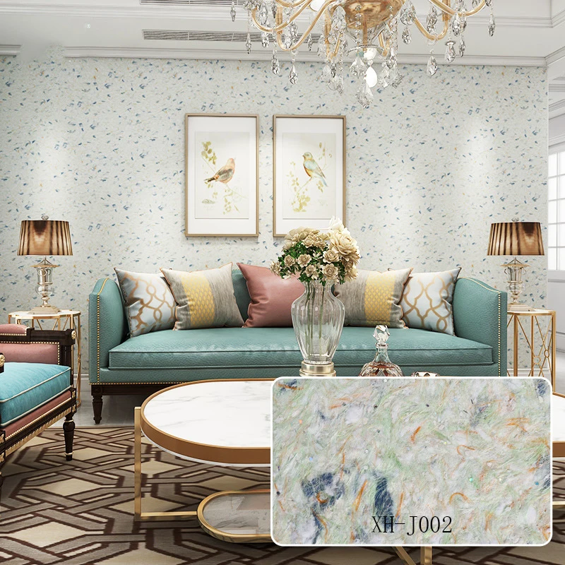Ecological Wall Clothing Plant Fiber Paint Wall Decoration Self-Brushing Household Mud Instead Of Wallpaper Stickers