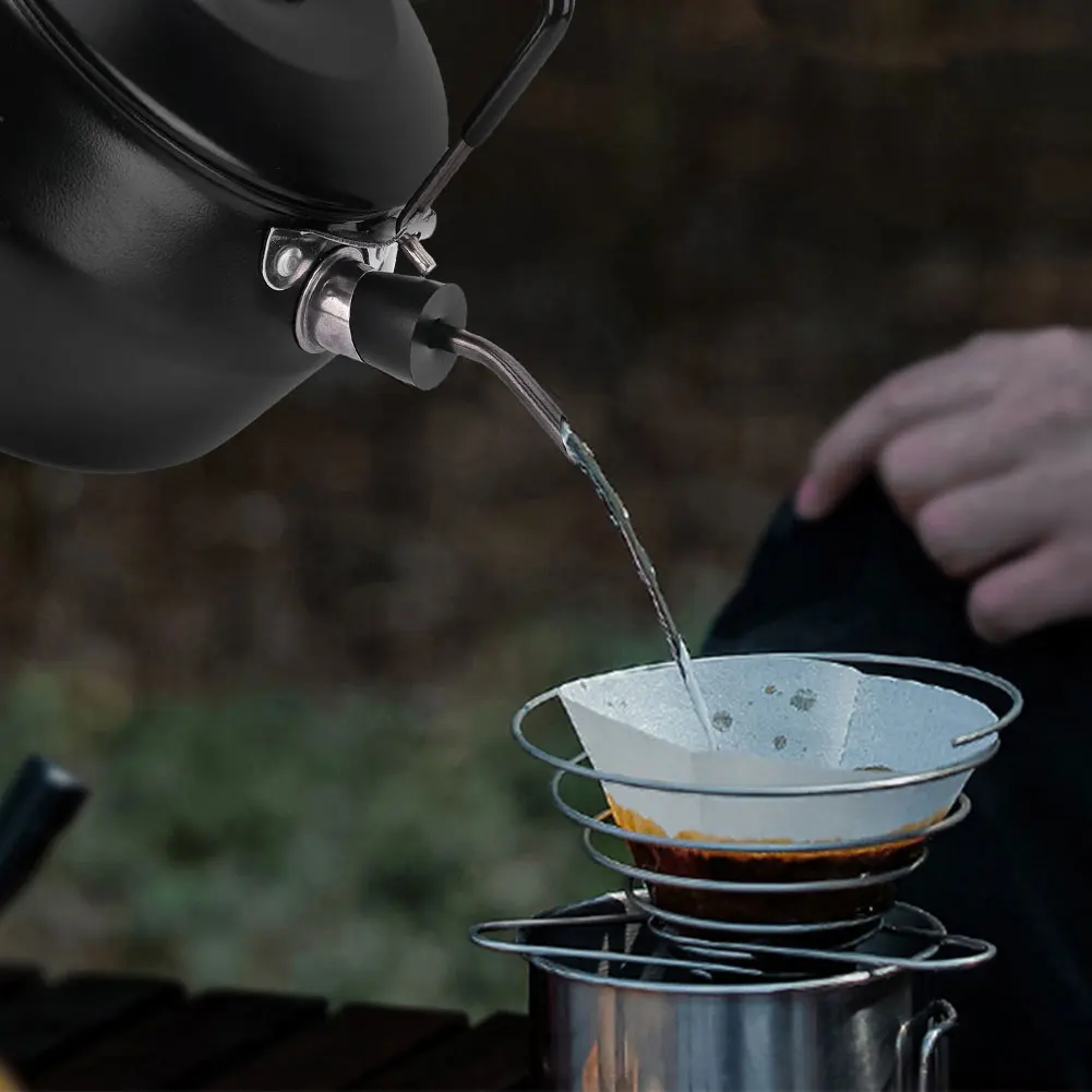 Outdoor Kettle Spout Extension Tube Nozzle Outdoor Tableware Hand Drip Filter Spouts Teapot Nozzle Accessory for Camping Hiking