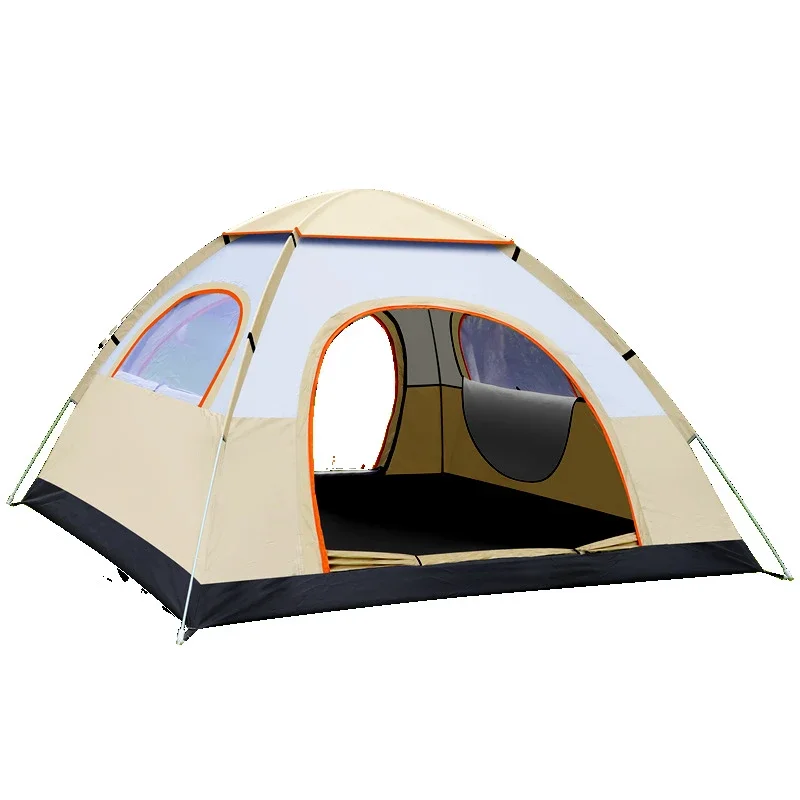 

Outdoor Camping Fully Automatic Portable Folding Camping Tent 3-4 Person Beach Tent Quick Opening Two Person Camping Set