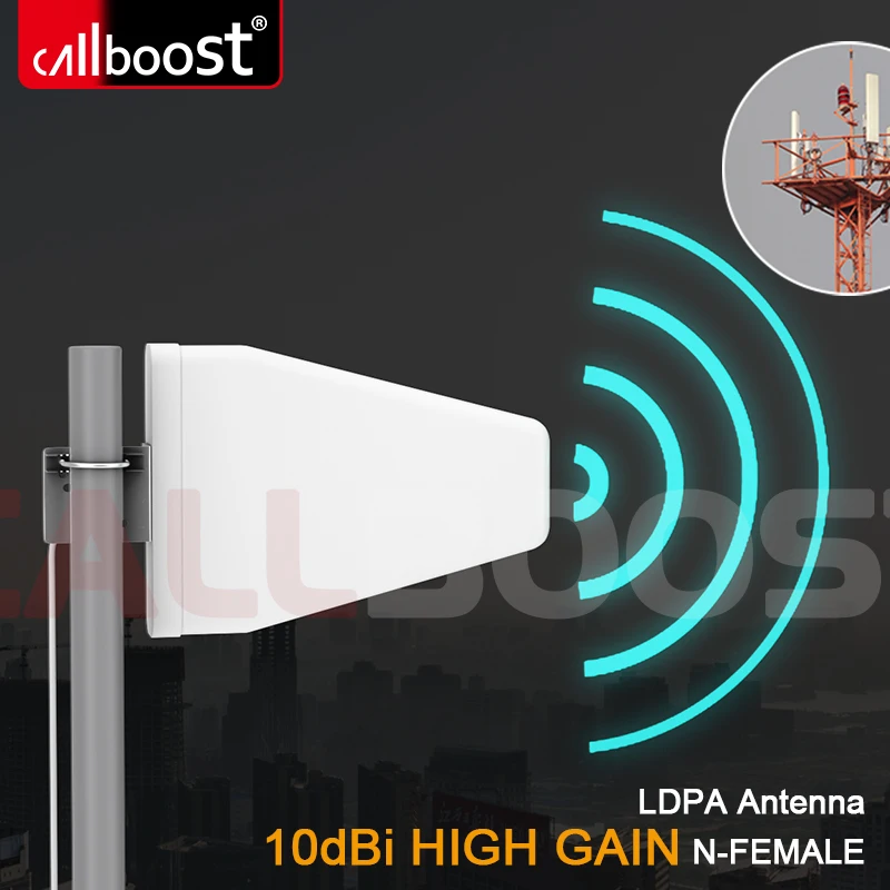 2 3 4G Outdoor Directional N-Female 10 11dBi Outside LPDA Antenna Omni External Antenna for Mobile Phone Signal Booster Repeater