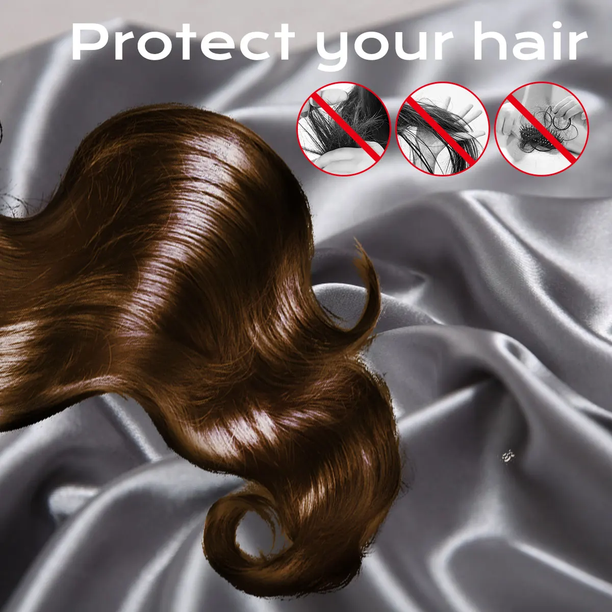 Description Picture 5 of itemPillowcase 100% Silk Pillow Cover Silky Satin Hair Beauty Pillow case Comfortable Pillow Case Home Decor wholesale