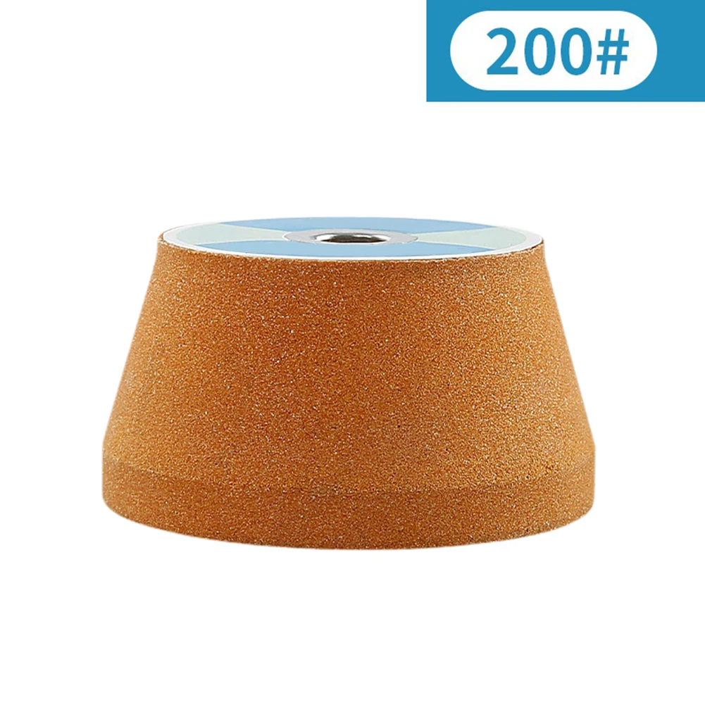 Polishing White Corundum Cup-shaped 100 Type Angle Grinder Stone Grinding Head Grinding Polishing Trimming Carbide Angle Head