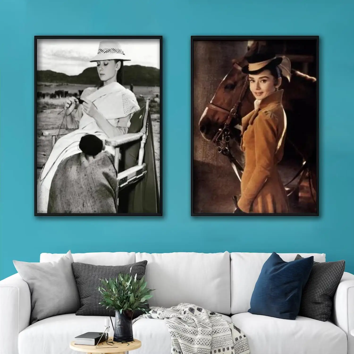 

Audrey hepburn Decorative Canvas Posters Room Bar Cafe Decor Gift Print Art Wall Paintings