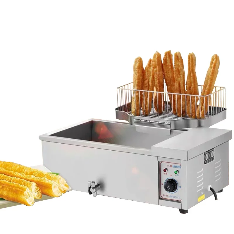 12L Household Desktop Fryer Fried Chicken Roast Fryer 220V/3000WCommercial Stainless Steel Electric with Frying Basket