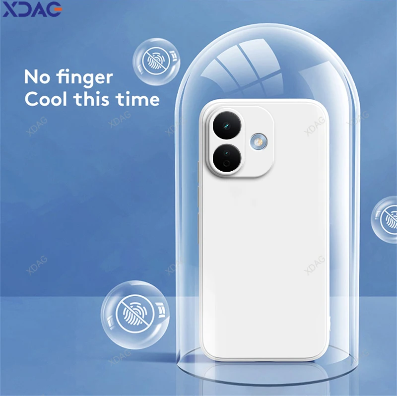 Candy Phone Case - Soft Liquid Silicone Gel with Flocking Interior Back Cover