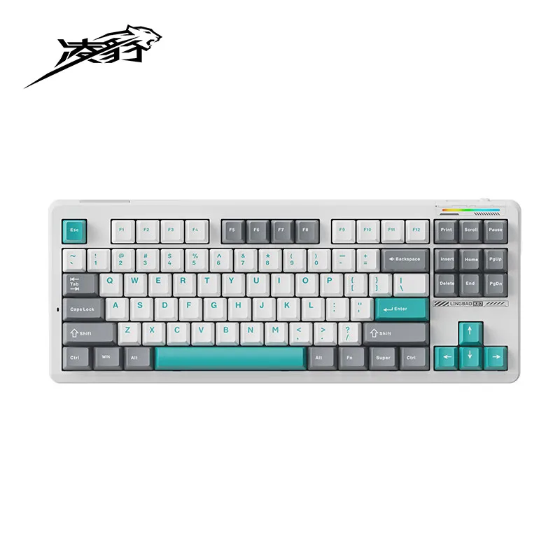 Lingbao K87 Pro Customized Keyboard three mode Mechanical