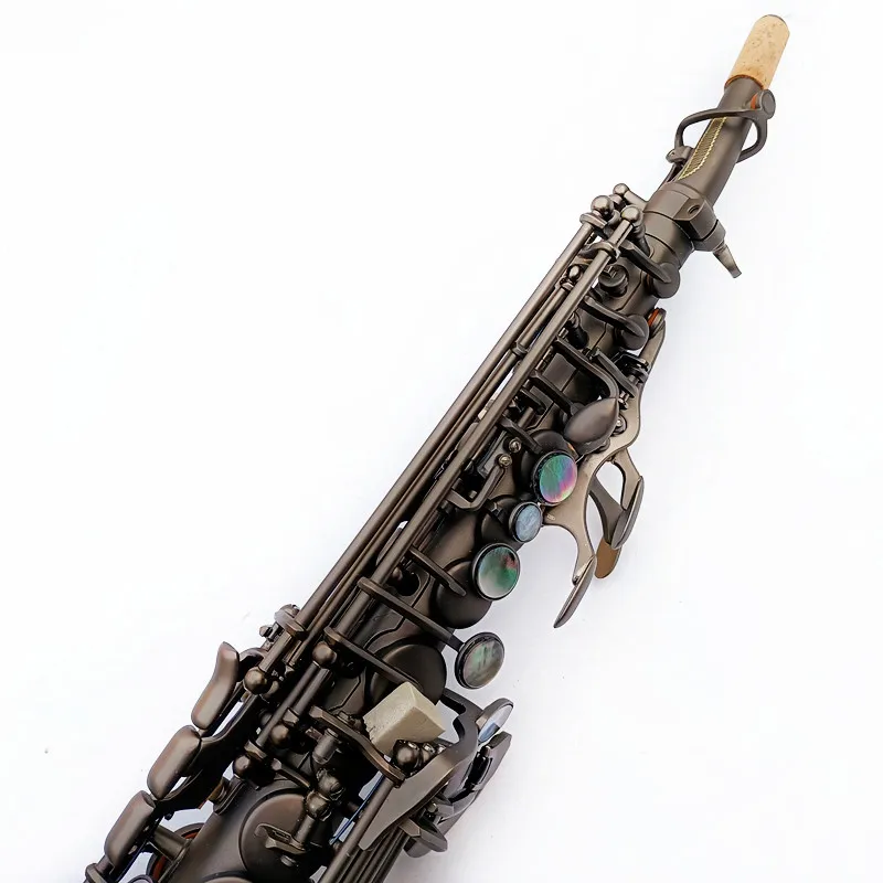 New Japan Soprano saxophone sax Curved bell Soprano saxophone Bb key to High F key and G