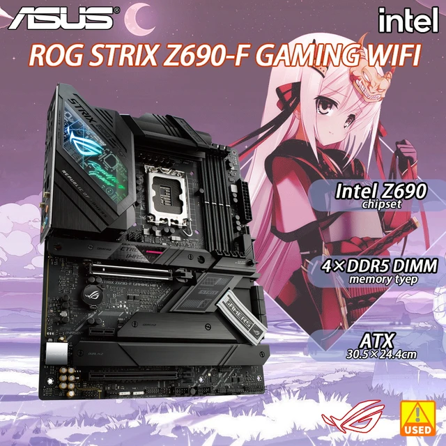 LGA 1700 motherboard ASUS ROG STRIX Z690-F GAMING WIFI adopts