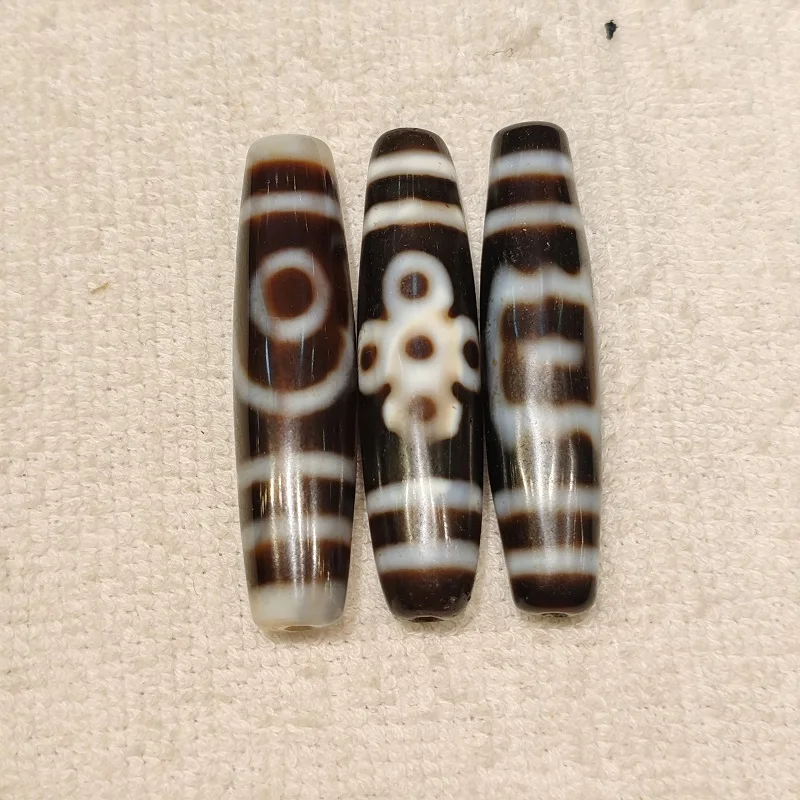 

Tibetan Totem Taiwan Infiltration Dzi 2 Eyes 5 Eyes Lightning Dapeng Bird Agate Tianzhu Necklace Pendant DIY Accessories
