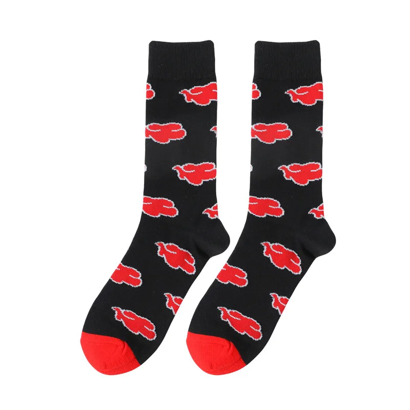 Street Socks Red Elmo Blue Cookie Guy Yellow Big Bird Cosplay Cotton Personality Socks Trend Stockings Knitting Xmas
