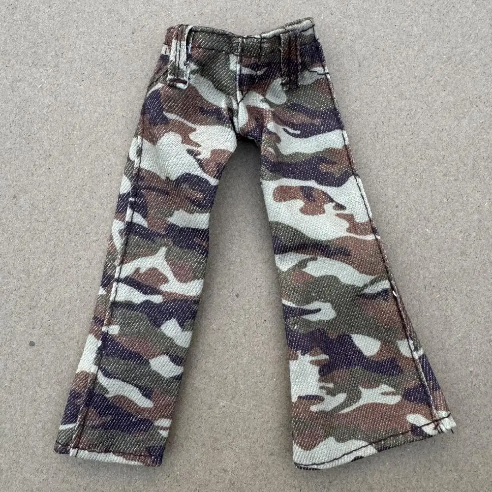Handmade Vintage Hip-Pop Doll Trousers - DIY Accessory