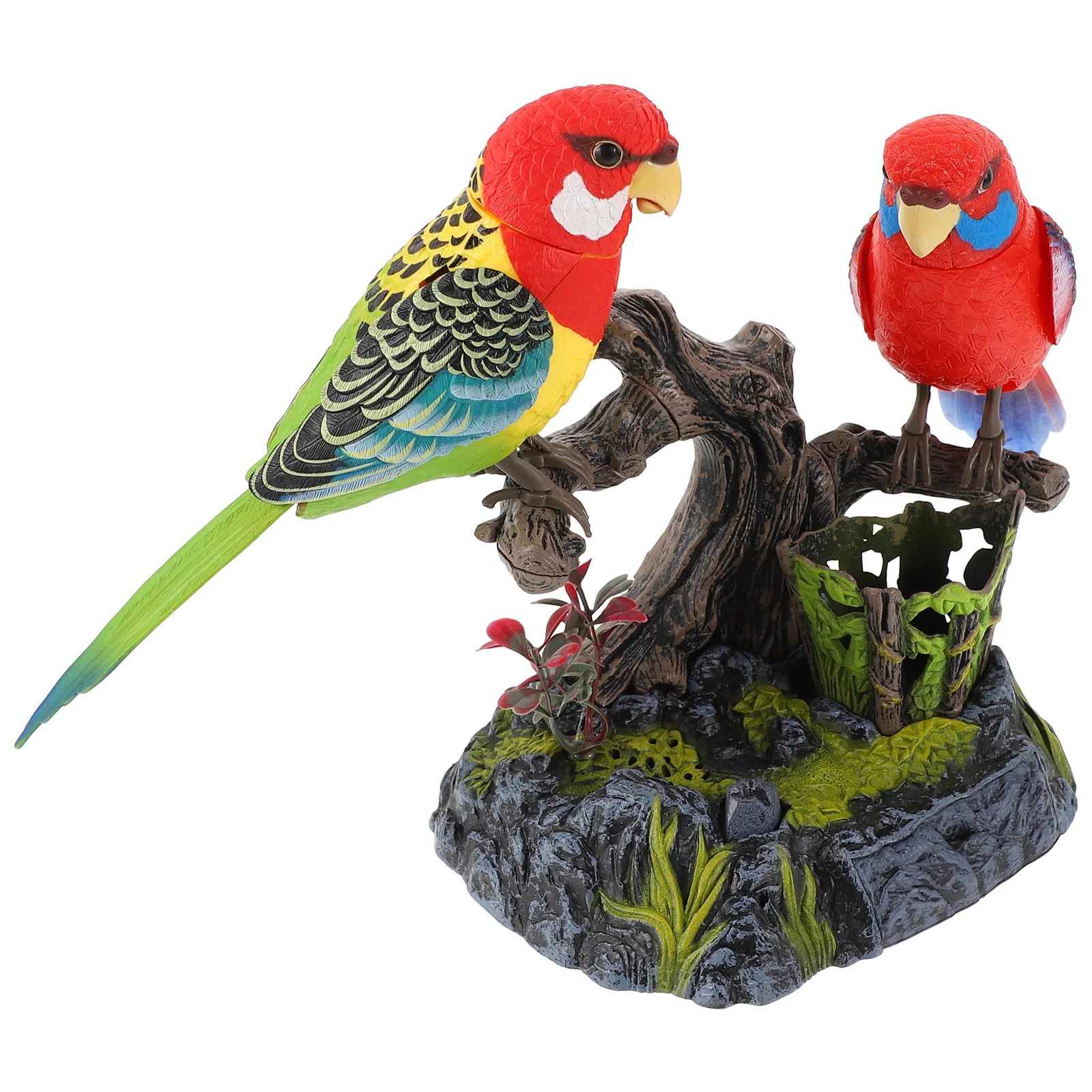 Parrot Voice Control Toy Childrens Toys Recording Talking Animal Singing Bird Electronic Parrots Model Educational 3