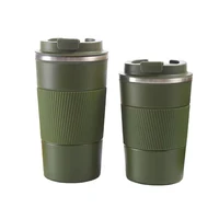 380ml 510ml Stainless Steel Coffee Cup Thermal Mug Garrafa Termica Cafe Copo Termico Caneca Non-slip Travel Car Insulated Bottle 5