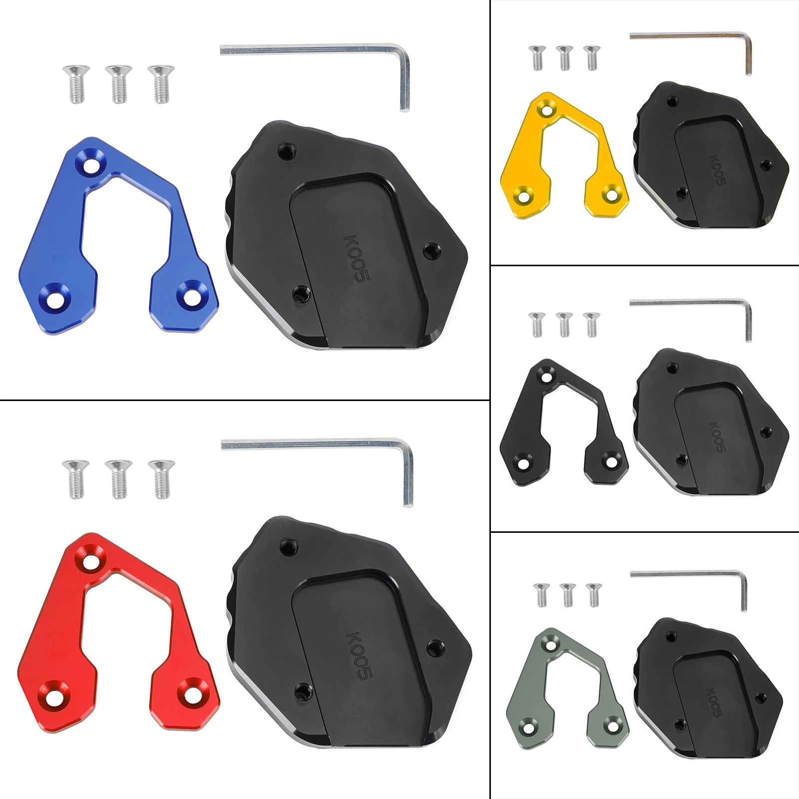 Areyourshop Kickstand Ȯ ÷Ʈ е ߸ MT-09 MT 09 2021-2022  ׼