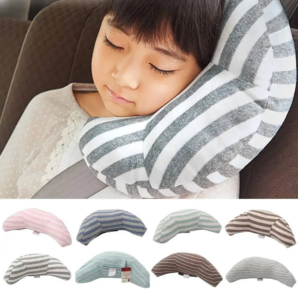 Children's Car Seat Neck and Shoulder Support Pillow - Soft Travel Cushion for Safety and Comfort