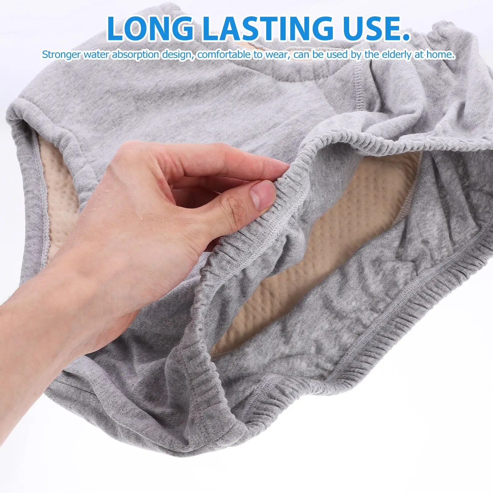1pc Elderly Incontinence Reusable Incontinence Breathable For Men Cotton Nappy Cushion Anti-Leak Urinary Urinary 6