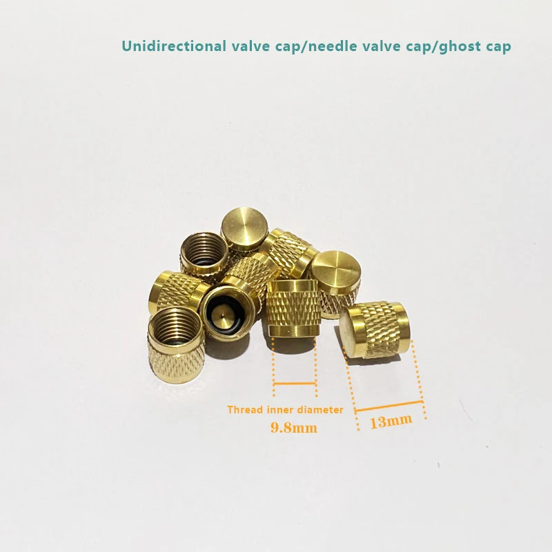 10Pcs Brass Valve Cores Replacement AC HVAC/R Field Service Tool Refrigerant Valve Core Remover Removal Tool HAVC