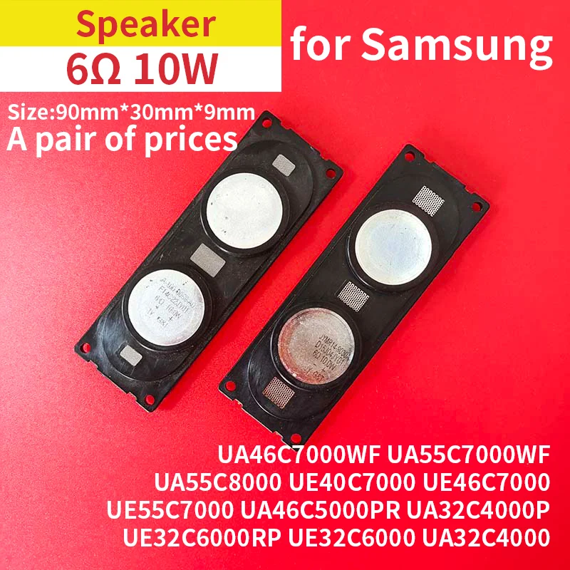 Original product for Samsung UA40B6000VF speaker BN96-11608A 6 Ω