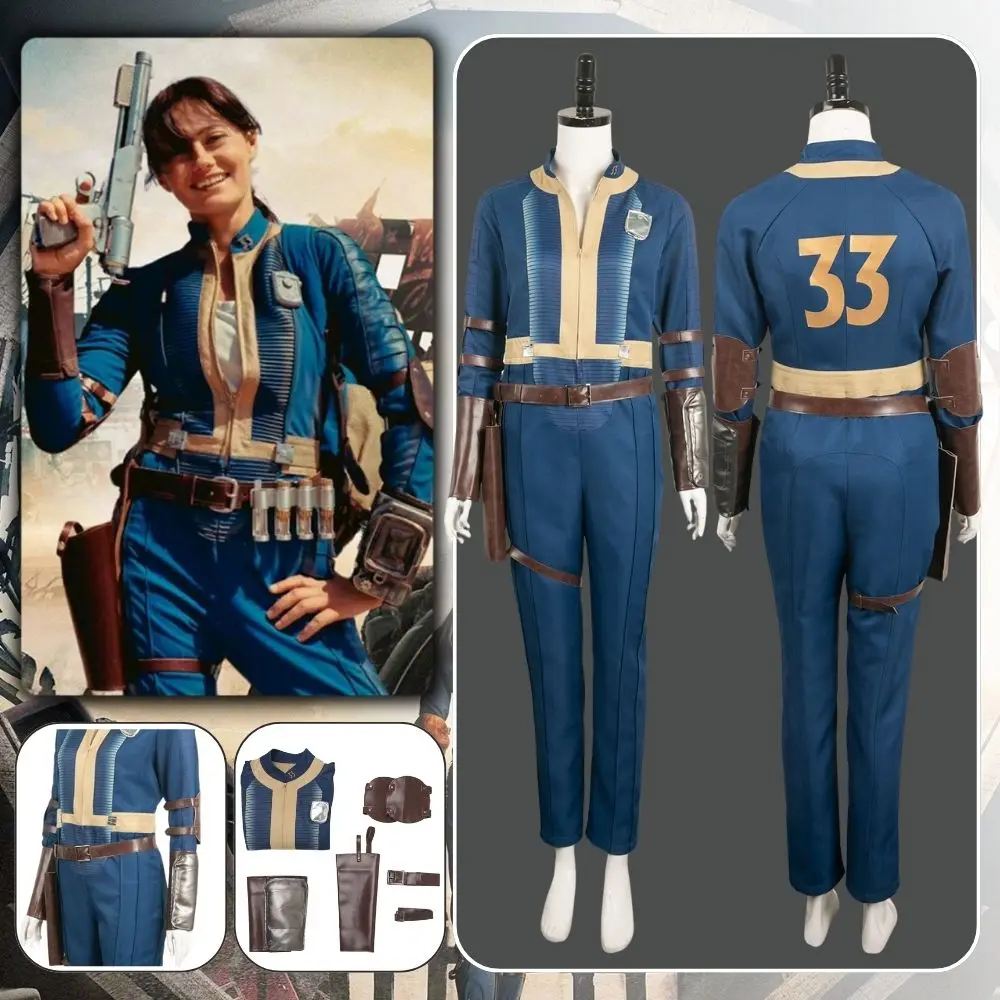 

Lucy Cosplay Fall Cosplay Out Live Action Costume Fantasia Disguise for Adult Women Jumpsuit Halloween Carnival Party Clothes