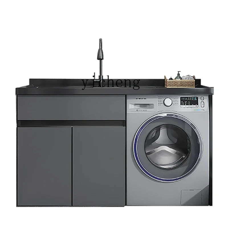 Xl Alumimum Lavatrice Armadio All-In-One Con Vasca Da Bagno Tavola A Nido D'Ape In Alluminio