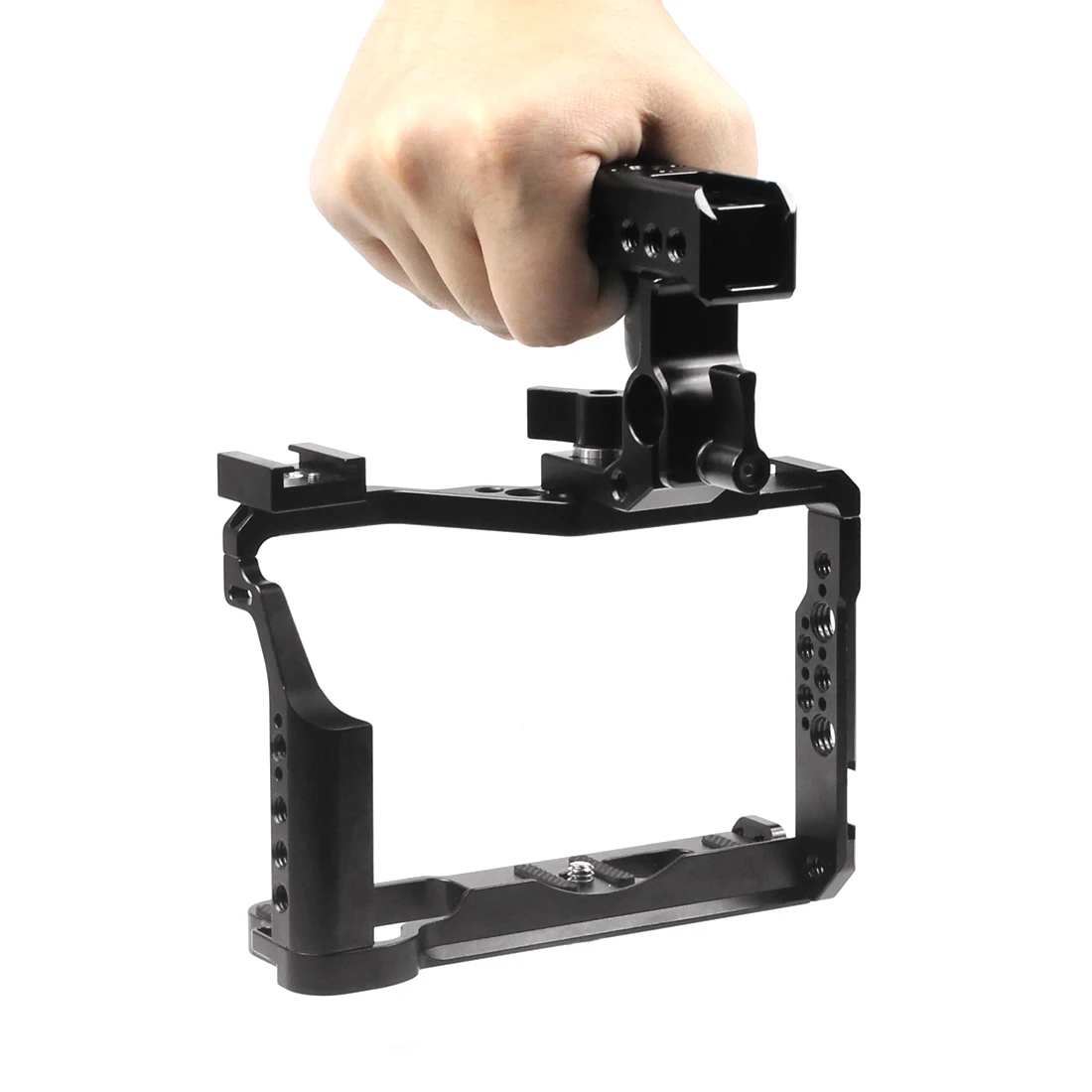 Xt3 Voll kamera käfig Rig Top Griff Griff für Fujifilm xt2 X-T3 X-T2 DSLR Video Schutz Stativ Halter Mount Vlog Stabilisator – Detail 16