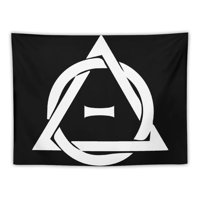 PD (ytb) Theta-Delta Therian Symbol WHITE Tapestry Christmas