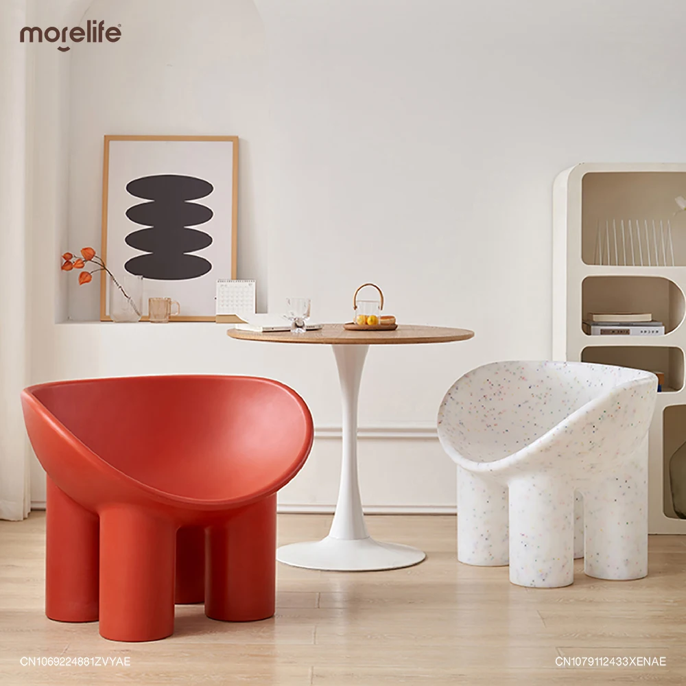 Fauteuil à Jambes d'Éléphant de Styliste, Canapé en Plastique Unique, Tabouret Proxy, Paresseux, Créatif, Loisirs d'Extérieur, Meubles