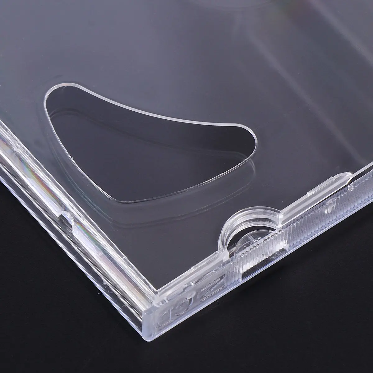 10개 투명 CD DVD 보관 케이스 휴대용 슬림 미디어 정리함 각각 2개의 디스크를 수용할 수 있으며 웨딩 비디오에 적합합니다.
