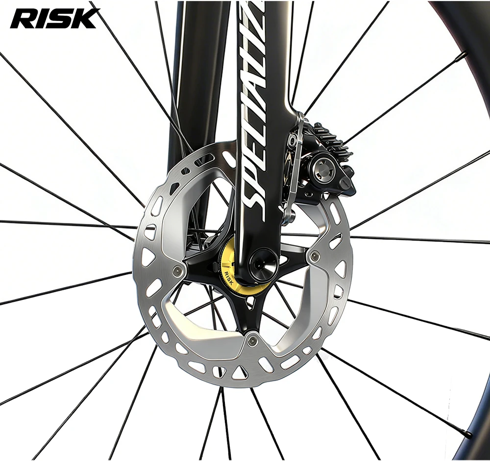 RISK Bike Titan-Legierung Center Lock Centerlock Bremsscheiben-Verschlussring Abdeckung Interne Externe Spline-Verbindung – Detail 8